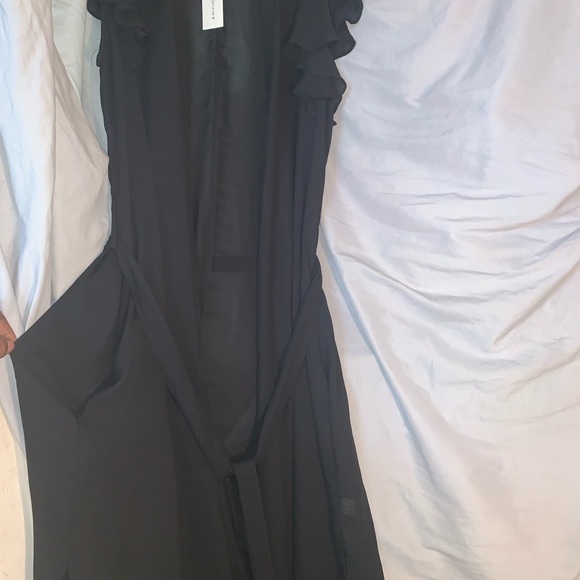 Women’s black sheer dress - Picture 3 of 3